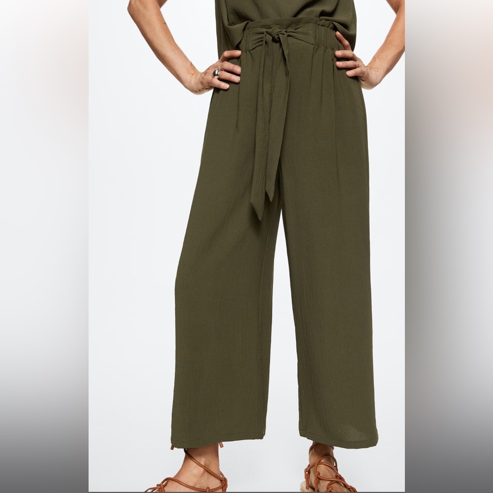 Brand new green mango culotte pants.